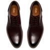 CLARKS  MENS  SHOE - BROWN LEATHER